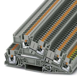 Phoenix Contact 5-Way Earth Terminal Block, 12 AWG Wire, Push In