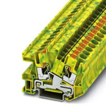 Phoenix Contact 2-Way Earth Terminal Block, 8 AWG Wire, Push In