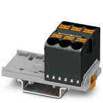 Phoenix Contact Distribution Block, 6 Way, 90A, 800 V, Black