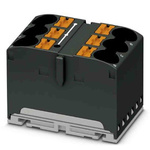 Phoenix Contact Distribution Block, 6 Way, 57A, 450 V, Black