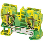 Schneider Electric 2-Way Earth Terminal Block, 10mm², Spring, ATEX