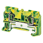 Schneider Electric 2-Way Earth Terminal Block, 4mm², Spring, ATEX