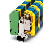 Phoenix Contact 2-Way DIN Rail Earth Terminal Block, 25 - 95mm², 3  -  3/0 AWG Wire, Screw