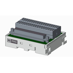 RS PRO 37-Contact Female Interface Module, D-sub Connector, DIN Rail Mount, 1A