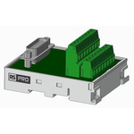 RS PRO 15-Contact Male Interface Module, D-sub Connector, DIN Rail Mount, 1A