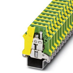 Phoenix Contact 1-Way DIN Rail Earth Modular Terminal Block, 2.5 → 25mm², 12 → 4 AWG Wire, ATEX, IECEx