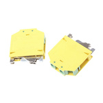 Phoenix Contact 2-Way Earth Terminal Block, 26 → 10 AWG Wire, Screw Down, Polyamide Housing