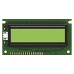 Powertip PC1602LRSD Alphanumeric LCD Display, 2 Rows by 16 Characters, Transflective