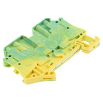 Phoenix Contact 4-Way UT 4-QUATTRO-PE Earth Terminal Block, 26 → 10 AWG Wire, Screw Down, Polyamide Housing