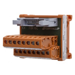 RS PRO 16-Contact Male Interface Module, Flat Ribbon Cable Connector, DIN Rail Mount, 1A