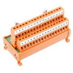 RS PRO 34-Contact Male Interface Module, Flat Ribbon Cable Connector, DIN Rail Mount, 1A