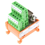 RS PRO 9-Contact Male Interface Module, D-sub Connector, DIN Rail Mount, 1.5A