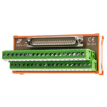 RS PRO 37-Contact Male Interface Module, D-sub Connector, DIN Rail Mount, 1.5A
