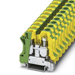 Phoenix Contact 2-Way UTI 16-PE Earth Terminal Block, 10 → 4 AWG Wire, Screw Down, Polyamide Housing