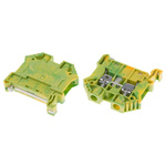 RS PRO DIN Rail Earth Block, 6mm², 22 → 8 AWG Wire, Screw Down