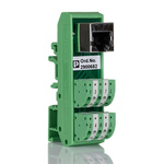 Phoenix Contact 8-Contact Female Interface Module, RJ45 Connector, DIN Rail Mount, 4A