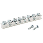 Panduit 6-Way UGB2/0 Earth Terminal Block, 14 → 4 AWG Wire, Screw, Electrolytic Copper Housing