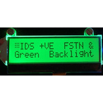 Intelligent Display Solutions CI064-4001-25 CI064-4001-xx Alphanumeric LCD Display, Green on, 2 Rows by 16 Characters,