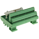 Phoenix Contact 40-Contact Male Interface Module, Flat Ribbon Cable Connector, DIN Rail Mount, 1A
