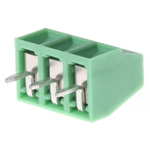 Phoenix Contact MKDS 1/ 3-3.81 Series PCB Terminal Block, 3-Contact, 3.81mm Pitch, Through Hole Mount, 1-Row, Solder