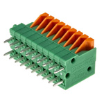 Phoenix Contact FFKDS/V-2.54 Series PCB Terminal Block, 2.54mm Pitch, Through Hole Mount, Solder Termination