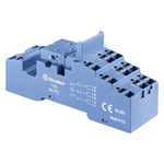 Finder Relay Socket, DIN Rail for use with 55.33 Relay