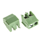 RS PRO PCB Terminal Block, 2-Contact, 3.5mm Pitch, Through Hole Mount, 1-Row, Screw Termination