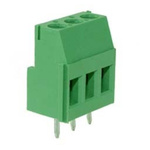 RS PRO PCB Terminal Block, 2-Contact, 5.08mm Pitch, Through Hole Mount, 1-Row, Screw Termination