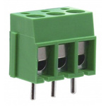 RS PRO PCB Terminal Block, 4-Contact, 5mm Pitch, Through Hole Mount, 1-Row, Screw Termination