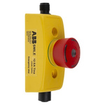ABB Jokab Panel Mount Emergency Button - Turn To Release, 32.2mm Cutout Diameter Mushroom Head