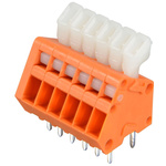 Wago PCB Terminal Block, 2.54mm Pitch, Through Hole Mount, Solder Termination