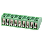 Phoenix Contact MPT 0.5/9-2.54 Series PCB Terminal Block, 9-Contact, 2.54mm Pitch, Through Hole Mount, 1-Row, Screw