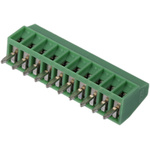 Phoenix Contact MPT 0.5/10-2.54 Series PCB Terminal Block, 10-Contact, 2.54mm Pitch, Through Hole Mount, 1-Row, Screw