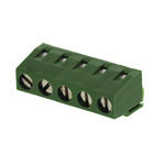 TE Connectivity Buchanan Series PCB Terminal Block, 5-Contact, 5mm Pitch, Through Hole Mount, 1-Row, Screw Termination