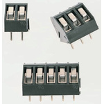 RS PRO PCB Terminal Block, 5-Contact, 5mm Pitch, Through Hole Mount, 1-Row, Screw Termination