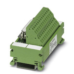 Phoenix Contact 25-Contact Female Interface Module, D-sub Connector, DIN Rail Mount, 2.5A