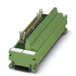 Phoenix Contact 64-Contact Male Interface Module, Flat Ribbon Cable Connector, DIN Rail Mount, 1A