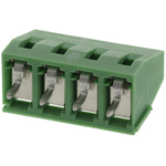 Phoenix Contact MKDS 1.5/4-5.08 Series PCB Terminal Block, 4-Contact, 5.08mm Pitch, Through Hole Mount, 1-Row, Screw