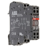 ABB R600 Series , 230V ac/dc DPDT Interface Relay Module, Screw Terminal , DIN Rail