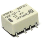 Omron DPDT Surface Mount Latching Relay - 1 A, 4.5V dc For Use In Signal Applications