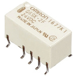 Omron DPDT Surface Mount Latching Relay - 2 A, 24V dc For Use In Signal Applications