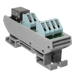 CAMDENBOSS 4-Contact Female Interface Module, Screw Terminal Connector, DIN Rail Mount, 100mA