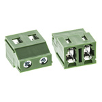 RS PRO PCB Terminal Block, 2-Contact, 7.62mm Pitch, Through Hole Mount, 1-Row, Screw Termination