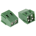 RS PRO PCB Terminal Block, 2-Contact, 5mm Pitch, Through Hole Mount, 1-Row, Screw Termination