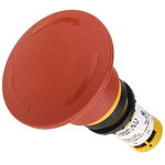Eaton Panel Mount Emergency Button - Twist to Reset, 22.5mm Cutout Diameter, NC/NO, Mushroom Head
