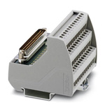 Phoenix Contact 37-Contact Male Interface Module, D-sub Connector, DIN Rail Mount, 2.5A