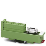 Phoenix Contact 9-Contact Female Interface Module, D-sub Connector, DIN Rail Mount, 2.5A