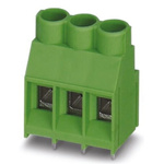 Phoenix Contact MKDS 5/ 3-6.35 Series PCB Terminal Block, 3-Contact, 6.35mm Pitch, Through Hole Mount, 1-Row, Screw