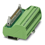 Phoenix Contact VIP-2/PT/FLK50/AB-1756 Series Interface Relay Module, 50-Pin Male IDC, Push In Terminal