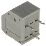 RS PRO PCB Terminal Block, 3-Contact, 2.5mm Pitch, Through Hole Mount, 1-Row, Screw Termination